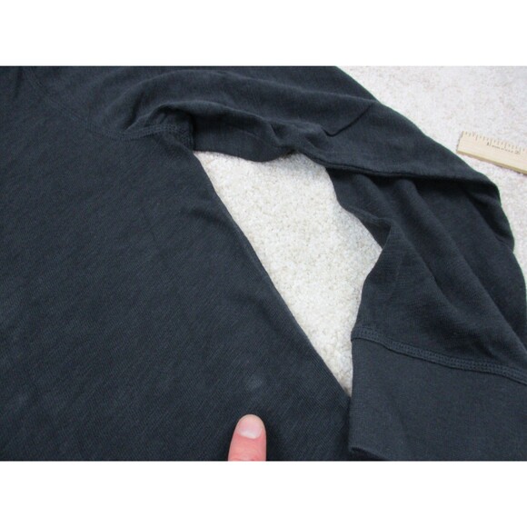 LL Bean Shirt Mens Extra Large XL Slim Black Cotton Henley Casual Pullover * - Picture 7 of 12